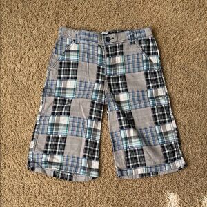 Cherokee Boys Plaid Shors